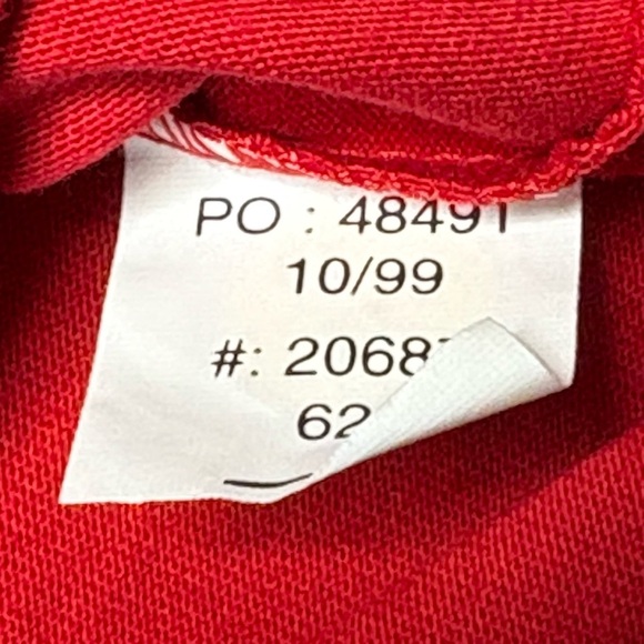 Vintage Tommy Hilfiger Men's Sleeveless Tank Top Size 2XL Muscle Logo Red - Picture 10 of 10